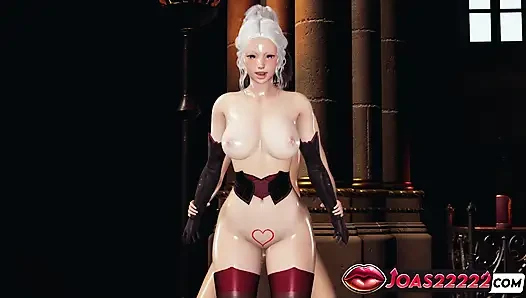 Freya goddess 3d animasyon - kovboy kız binişi, büyük göt domaltmalı, sansürsüz hentai'de masa misyoner dölleme