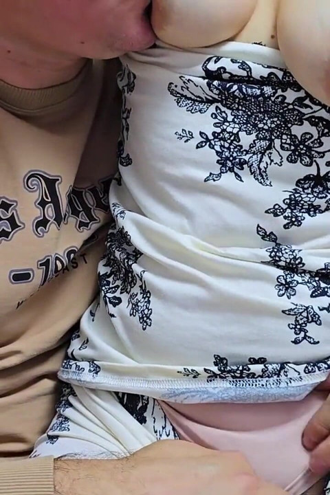 Intimate Play with Puffy Boobs and Nipple Sucking