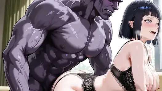 Vaccine (OPM) x Hinata (Naruto)