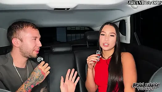 Colombian big booty Daniela Andrea has a happy ending interview with Brian Evansx