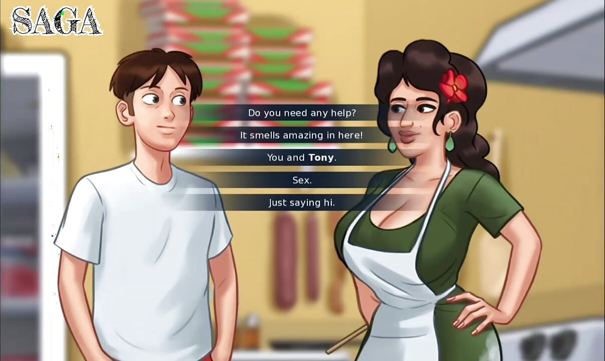 Summertime Saga: Cuckold-mand ser sin kones befrugtning af en anden fyr - Ep6