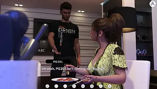 Uçucu bir evlilik 5 Victor Felicia ile konuşurken kaltağının yüzüne boşalıyor. Adam fotoğraf çekimi sırasında Felicia'nın götüne dokunuyor
