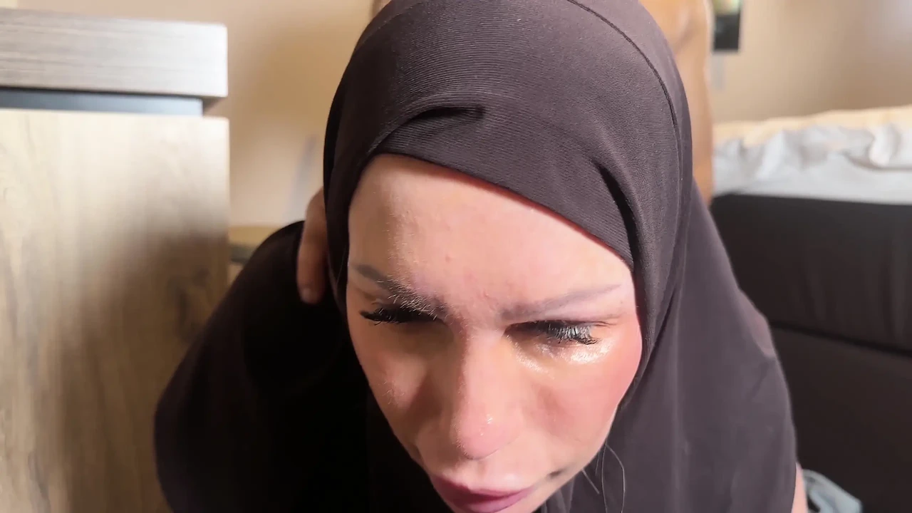 Hijabi Wife Busy at Work Till She Saw Sinflare Dick
