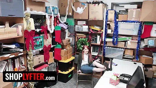 Shoplyfter - Passionate Redhead Crook Krystal Orchid Gets on Her Knees and Swallows Huge Cumshot