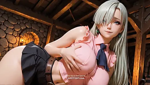 Sevimli sarışın inanılmaz bir sakso çekti - yapay zeka