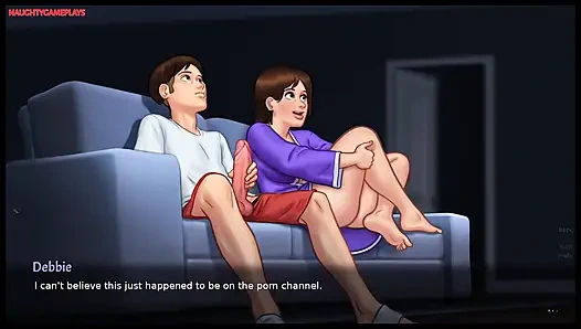 Summertime Saga Part 25 By DarkCookie - MILF Stepmom Helps Pervert Masturbate, MILF Pussy Fingering