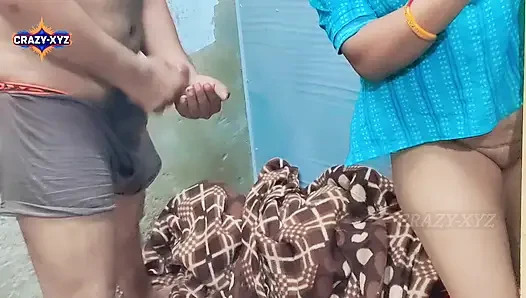 Hintli ateşli kız erkek arkadaşıyla sert seks yapıyor