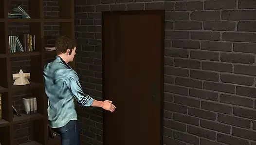 Проект плоской похоть: мужик и две девушки, они собираются иметь тройничок, эпизод 9