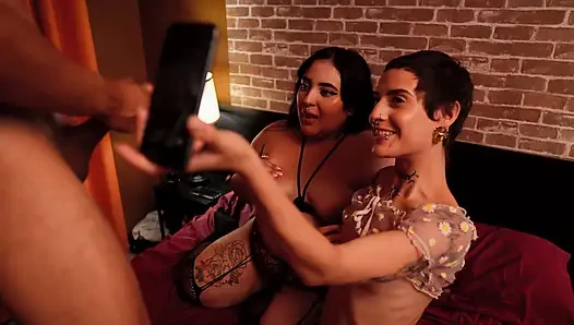 We're Two Influencers Who Wants a Big Cock for Us