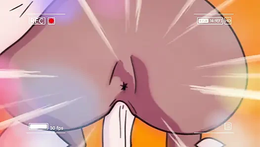 Межрасовые гетеро аниме-сцены секса, часть 5 - 2D анимация