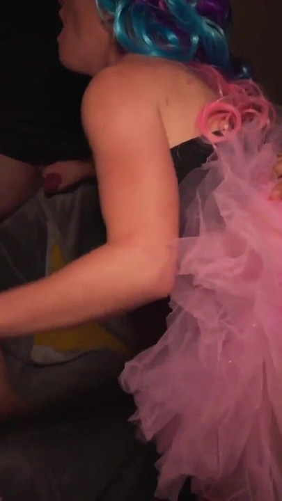 Memorable moment from "A Unicorn's Dark Fantasies - Foursome Halloween Kink with DVP & Three Thick Creampies  - Cliff Media"