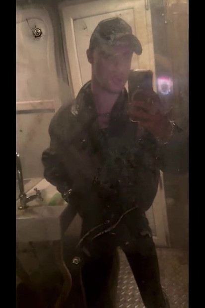 Kinkysirius in Chav Scally Outfit in the Most Dirty Train Toilet
