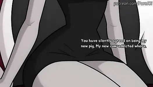 Carmilla Carmine caught her employee masturbating in the office (Dildo JOI)