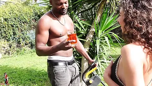 Lady Ana Fucks the Gardener While Husband Is Away