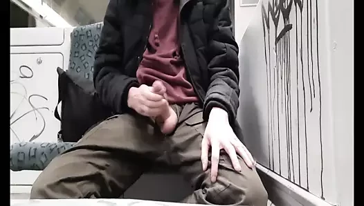 Mastürbasyon ve cumming içinde the train tekrar
