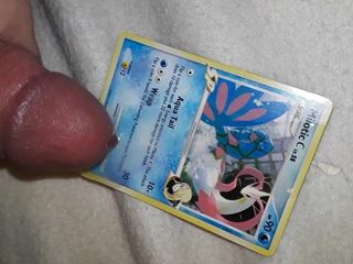 Sborra su una carta pokemon milotica