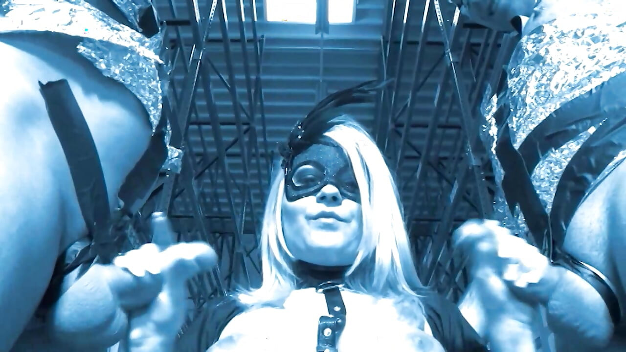 German Domination Scene - Blonde in Fetish Gear