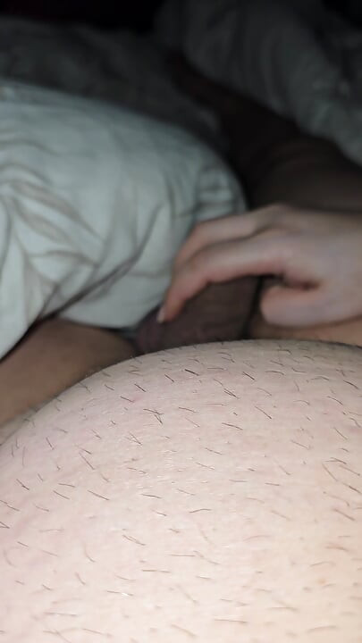 Shhh, don't let him suspect anything! Step mom handjob Indian step son big dick while husband is clueless