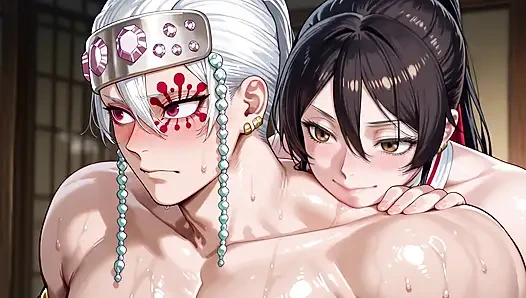 Uzui (KNY) x Sagiri (Hell’s Paradise)