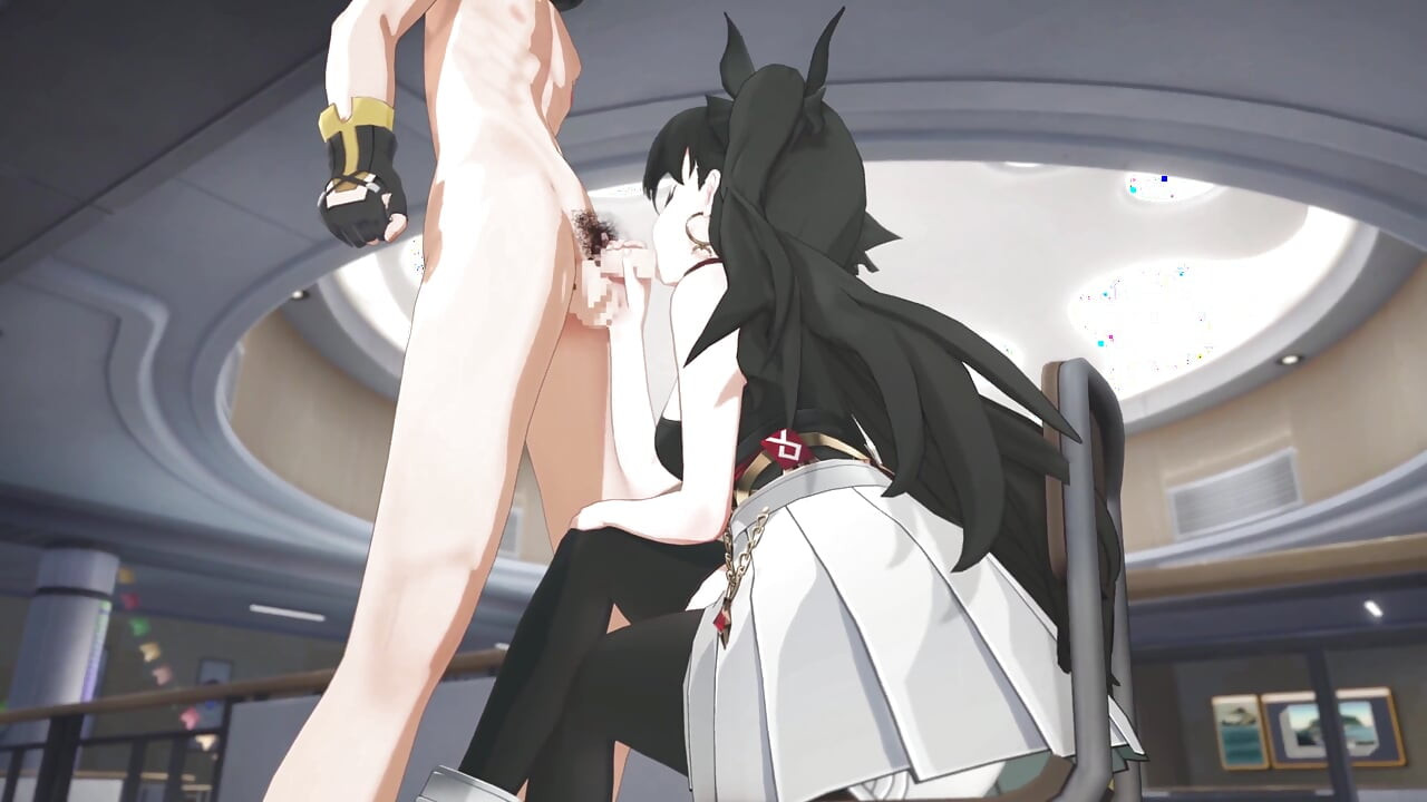 Honkai csillagvasút - Rin Tohsaka Mana transzfer szex - 3D hentai animáció