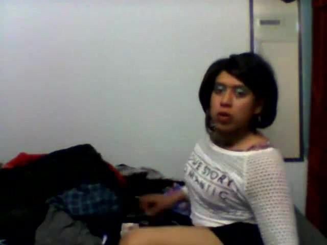 Sexy girl playing