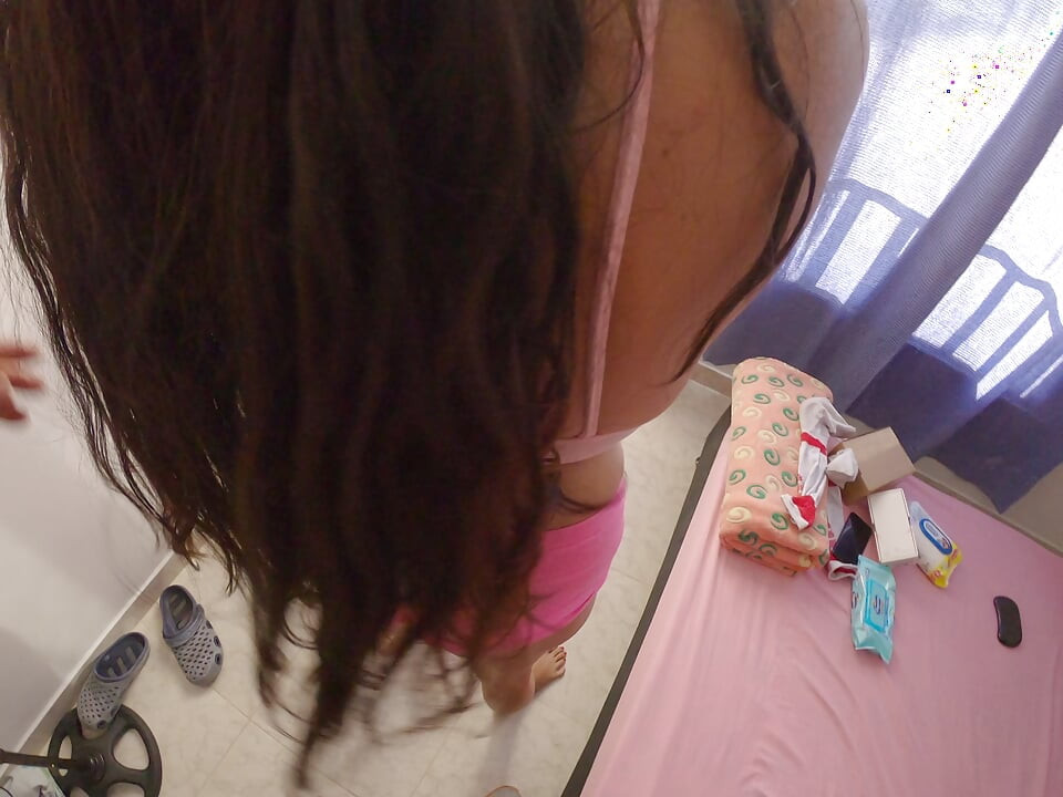 Morena venezolana come una polla colombiana