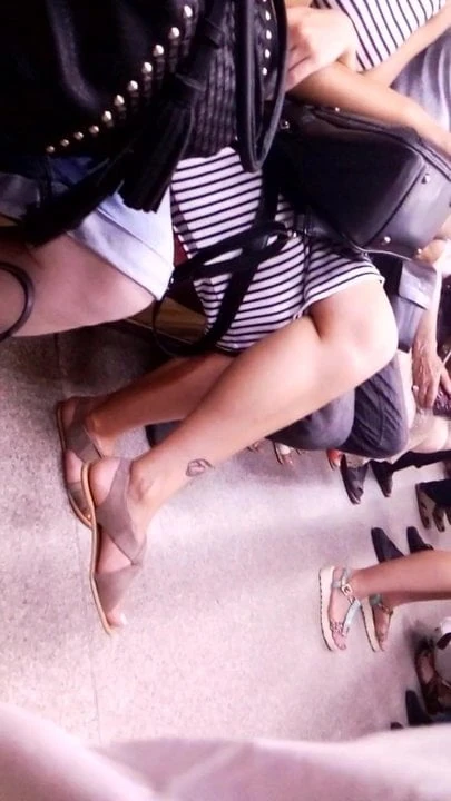 Insane perfect feet with white pedicure