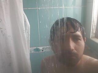 A COLD SHOWER BEFORE MASTURBATING