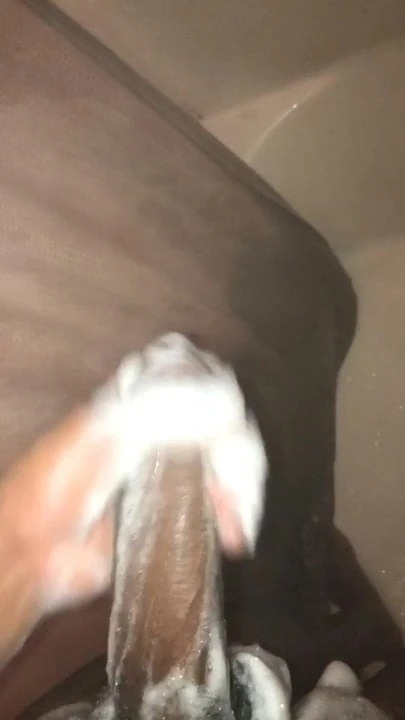 Jacking my BBC in the shower