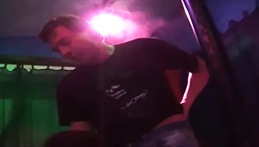 Mature Brunette Slut Deepthroats Throbbing Cock in Wild Party