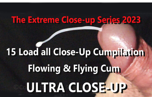 De extreme close-upreeks-15 lading cumpilatie alle close-up pov cumshots met live audio