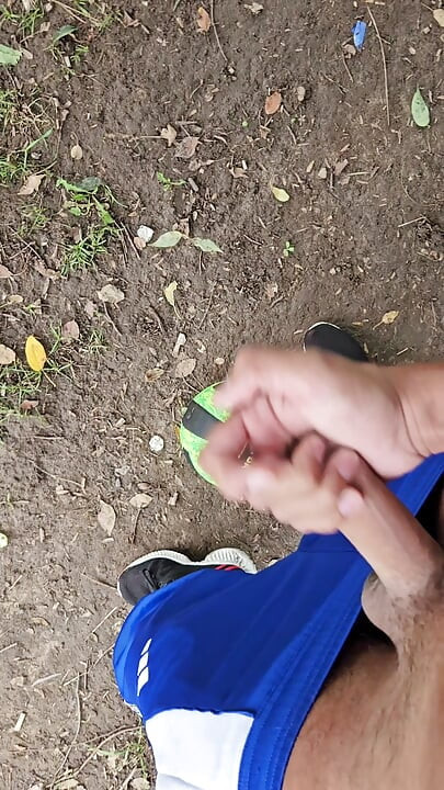 Cum in Sports Pants
