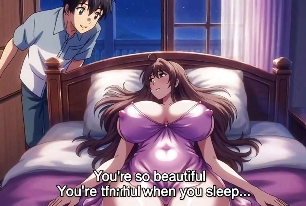 Step sister share bed with step brother in hotel