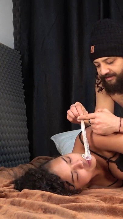 He couldn't resists to fuck me hard in doggystyle after a 69 deepthroat. | Clip 3