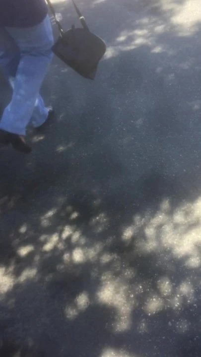 My old flame walking