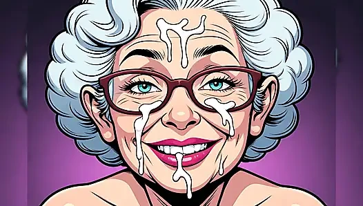 Vintage Cartoon Style Facials