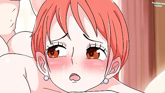 Nami webcam girl!one piece hentai, seks anime porno
