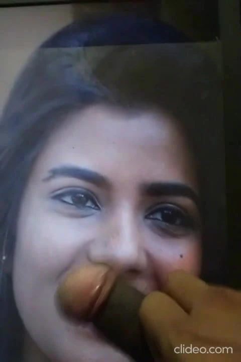 Aiswarya Rajesh Hot Saliva Cocking Tribute 2