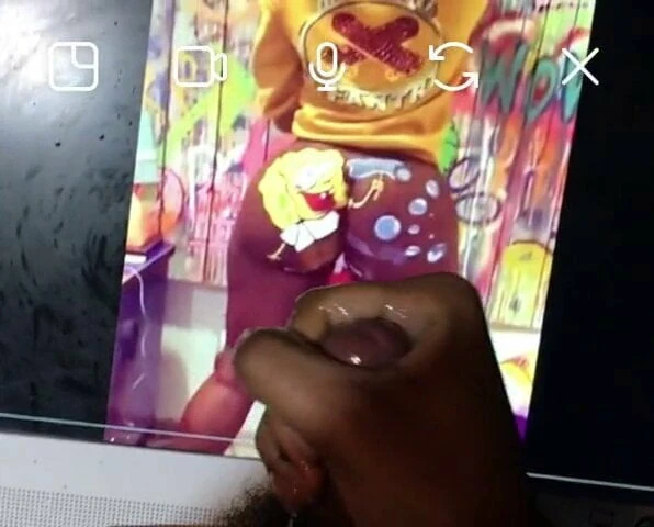BIG BLACK BOOTY TWERK CUM TRIBUTE