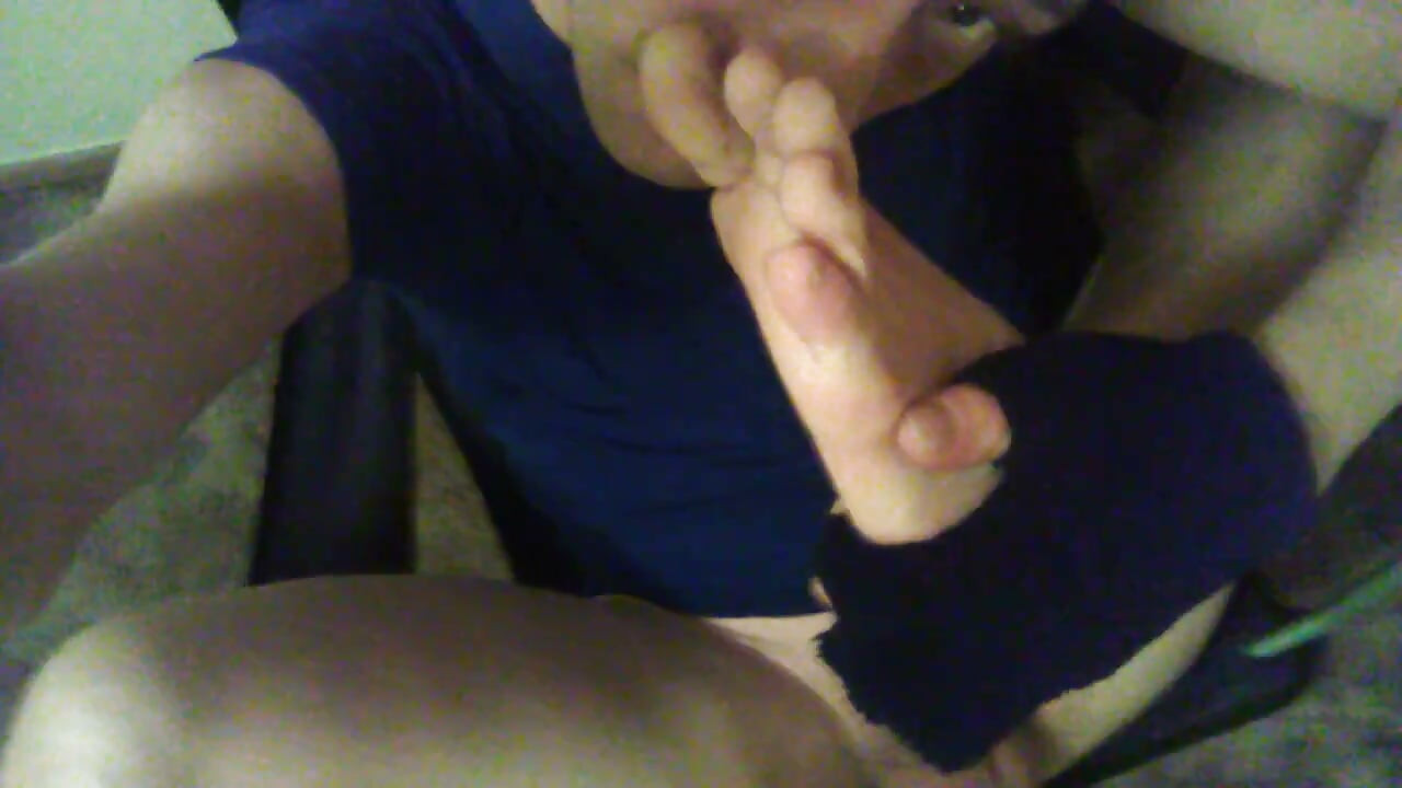 Sniffing and Touching My Dirty Foots and Sock to My Face and Mouth