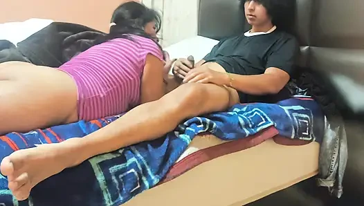 With my mother-in-law, she loves to suck my cock