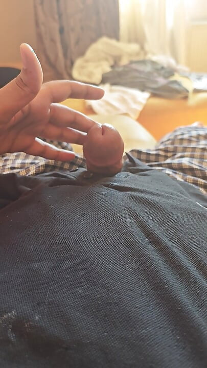 POV solo guy masturbating and torture himself till cum