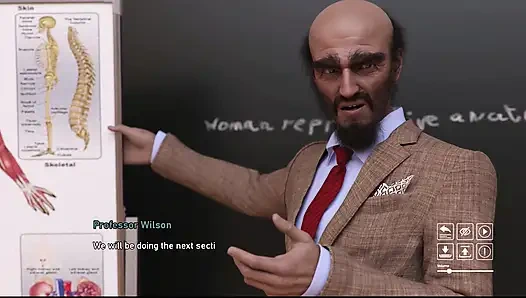 Steps of de bauchery 42 der dekan brachte zwei mädchen, die ihn befriedigen