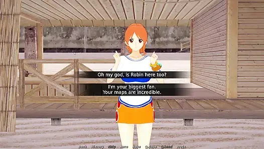 Fantasy Date - Fantasy Date - Undressing the Beautiful Nami from One Piece