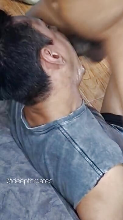 Lunge with his huge cock
