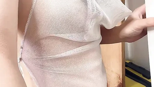 Lubang pantat dan toket aduhai cewek cantik ini dientot habis-habisan - close up