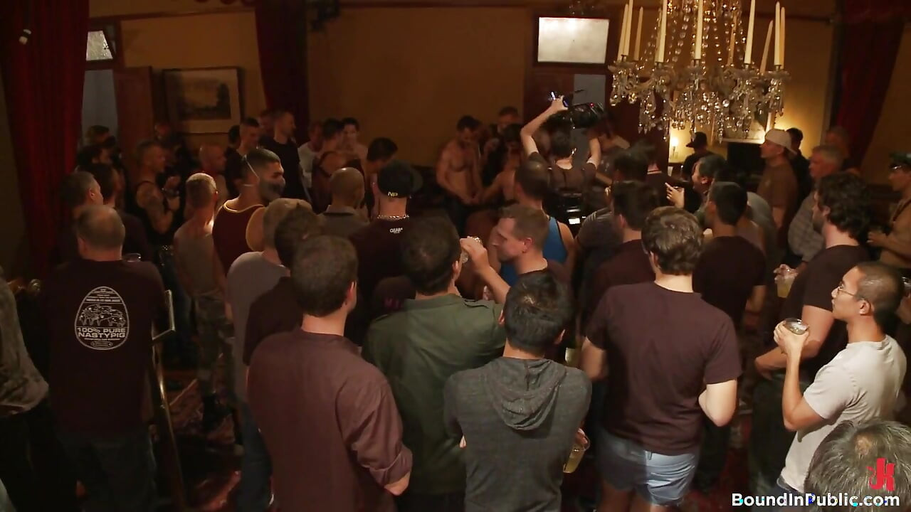 Live Shoot: Dirk Caber and 200 Horny Men at Folsom Weekend Party.