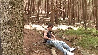 Horny guys with hard cocks love to fuck in the woods