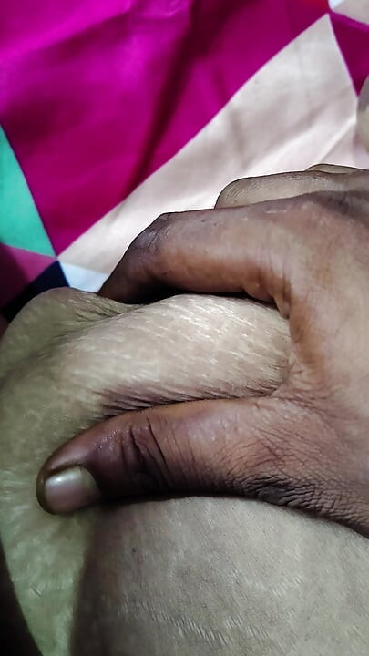 Indian desi couple boobs sucking husband in bed Desi style