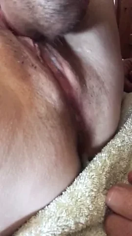 Creampie eating